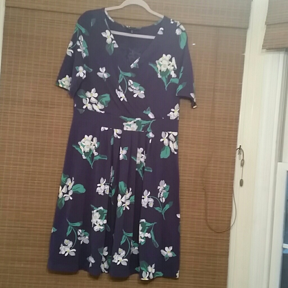Land's End Faux Wrap Dress